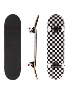 اشتري Skateboard - Skateboards for Beginners 80 x 20cm Complete Standard Skateboard for Girls and Boys, 7 Layer Maple Double Kick Concave Skateboard for Kids and Adults في السعودية