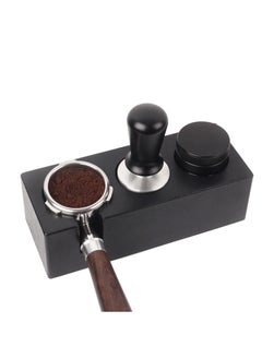 اشتري Coffee Filter Tamper Holder Espresso Tamper Mat Stand Tamper Station Base Non Slip for Cafe Coffee Espresso Machine Accessories- 3 Holes في الامارات