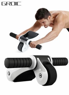 Buy Ab Roller for Core Workout, Abs Workout Equipment Foldable, Abs Roller with Knee Pads for Home Gym Fitness, Abs Workout Equipment Sports Fitness Equipment in UAE