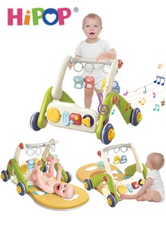 Buy 2 In 1 Baby Gym Play Mats,Baby Toys Kick and Play Piano Gym Activity Center For Infants,Baby Walker Fitness Rack in UAE