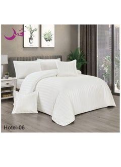 اشتري 6-piece hotel double-sided striped mattress, moving middle filling, with summer zipper في السعودية