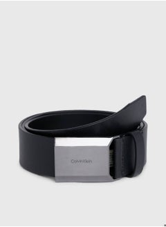 Buy Men's Fixed Belt - Leather, Black in UAE