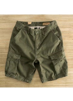 Buy Summer Retro Cargo Shorts Men Casual LooseGrey Grey in Saudi Arabia