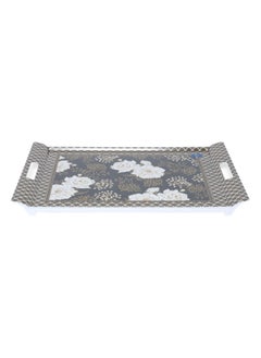 اشتري Art Deco/Flowers Tray Multicolour 49x34 cm في الامارات