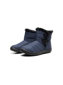 Buy Women Slip-On Snow Boot Blue in Saudi Arabia