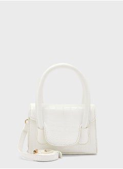 Buy Croc Effect Mini Satchel Bag in Saudi Arabia