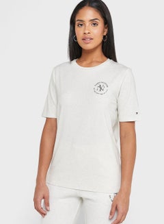 اشتري Round Neck Logo T-Shirt في الامارات