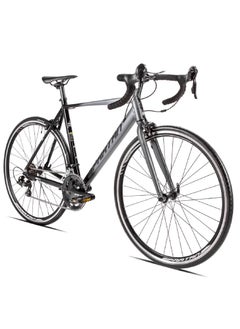 اشتري SPARTAN 700C Peloton Road Bicycle | Alloy Frame Road Bike | Light weight Cycle | Fitness Road Bicycles | Size - Medium (54Cm) Shadow Black في الامارات