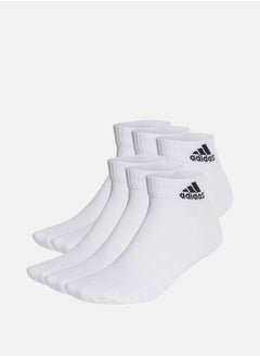 Buy Pack of 6 Cushioned Sportswear Ankle Socks in Saudi Arabia