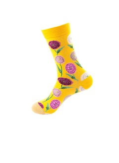 Buy Unisex Absorb Sweat and Deodorize Socks 3 Pairs High Quality Socks One Size Fits All in Saudi Arabia