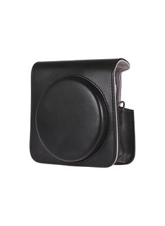 اشتري Protective Case PU Leather Bag with Adjustable Strap for Fujifilm Instax Square SQ6 Instant Film Camera Black في الامارات