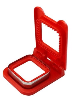 Buy Red Sandwich Cutter and Sealer Set Square Decruster Sandwich Maker Bread Toast Breakfast Making Mold Make and Freeze DIY Pocket Minis for Cookie Cutters Baking Tools and Accessories in Saudi Arabia