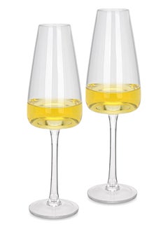 اشتري Fissman 2-Piece 230ml Champagne Glass Set في الامارات