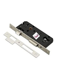 Buy Rose Rosette Lever Mortise Door Handle U Type Lockset with One Side Knob-One Side Key Cylinder and Lock Body Finish SS in UAE