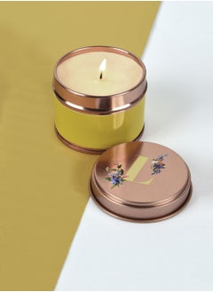 Buy L Initial Vanilla & Ylang Ylang Candle in Saudi Arabia