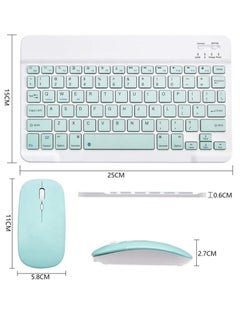 Buy Ultra-slim Bluetooth Keyboard Wireless Mouse Combo Set in Saudi Arabia
