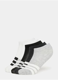 اشتري Pack of 5 - Striped Detail Shoe Liner Socks في السعودية