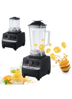 Buy 2 jars double cup SC-1589 4500W 2 in 1 high speed commercial heavy duty silver crest blender in UAE