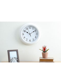 Buy Martha Wall Clock D30Cm White in UAE