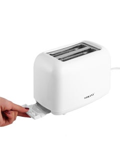 اشتري 2 Slice Bread Toaster - Adjustable 6 Browning Control 700W HJT-022 White في السعودية