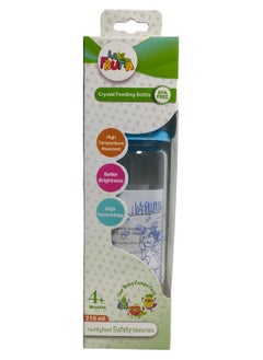 Buy La Frutta Baby Glass Bottle +4m 210ml Blue in Egypt