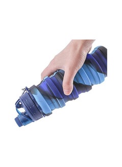 Buy Collapsible Sports Water Bottle Outdoor Portable Reuseable Free Silicone Foldable Water Bottles for Travel Camping Hiking Kids Students Girl Women in Egypt