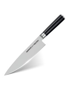 Buy Samura MO-V Chef's Knife | 8 Inch Blade | G-10 Handle with Stainless Steel Bolster | Single-Layer Molybdenum-Vanadium Steel | Precision Cutting | Corrosion Resistant in UAE