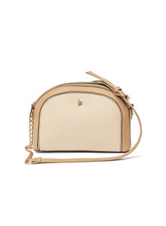 Buy Fancy Faux Leather Logo Embellished Bag With Chain Shoulder Strap in Egypt