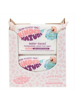 اشتري Kinder by Nature Water-Based Baby Wipes - 56 Count (Case of 12 packs) في الامارات