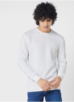 Buy Essential Crew Neck Sweatshirt in Saudi Arabia