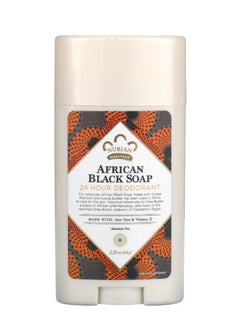 Buy Nubian Heritage 24 Hour Deodorant African Black Soap 2.25 oz (64 g) in Saudi Arabia