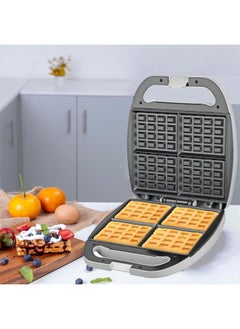 Buy Electric waffle maker 1300 watts white in Saudi Arabia