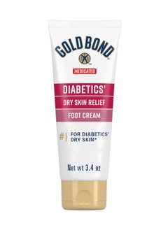 Buy Gold Bond Ultimate Diabetics' Dry Skin Relief Foot Cream 3.4 oz., Soothes Skin Discomfort in UAE