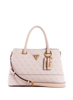 Buy GUESS Cordelia Logo Luxury Satchel Bag Dame Rosa Hvite in Saudi Arabia