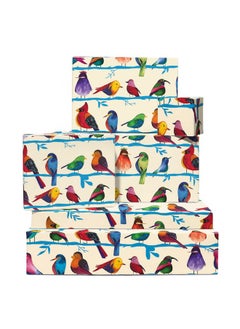 Buy Animal Wrapping Paper 6 Sheets Of Gift Wrap And Tags Bird Wrapping Paper For Kids Baby Girls Boys Birthday Wrapping Paper Recyclable Wrapping Paper For Men Women With Stickers in UAE