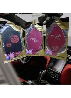 Buy Crystal car air freshener, multiple shapes and drawings, and multiple colors with the same scent. The box contains 1 piece (bubble gum) in Egypt