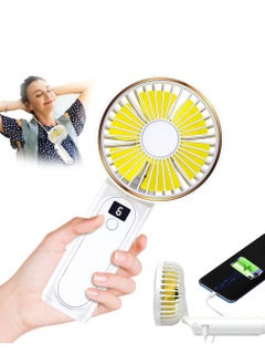 Buy Portable Mini Handheld USB Rechargeable Fan for Travel in UAE