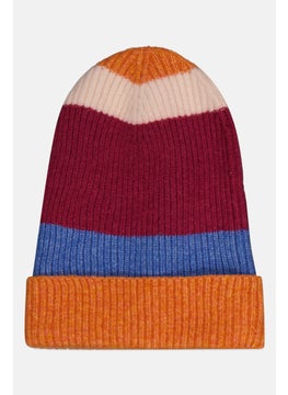 اشتري Women Textured Beanie Hat, Orange Combo في الامارات