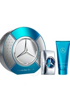 Buy Mercedes Benz Man Bright Eau de Parfum Set (100ml Perfume + 100ml Shower Gel) in Saudi Arabia