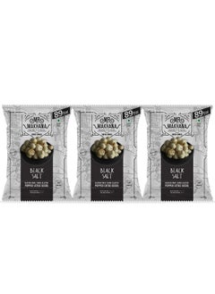 Buy Black Salt Popped Lotus Seeds Gluten Free 75 Grams Pack of 3 in UAE