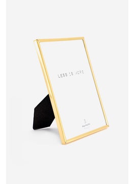 اشتري Less Is More 15 x 21 cm Picture Frame, White and Gold في الامارات