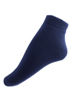 Buy Thick winter socks, navy blue, high quality - Saudi made in Saudi Arabia