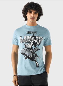 Buy One Piece Graphic Print T-Shirt in UAE