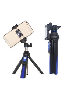 Buy Benro MK10 Mobile Phone Live Bluetooth Remote Control Selfie Stick Tripod(Blue) in Saudi Arabia