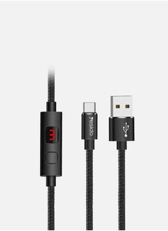 Buy YESIDO CA46 USB to Type-C cable, length 1.2 meters, 2.4 amps in Egypt