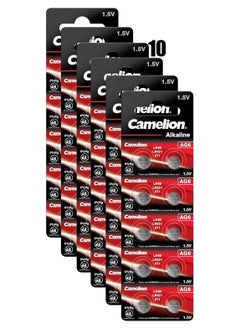 Buy Camelion AG6/LR69/LR921/371 Alkaline Button Cell Batteries - Pack of 10 10 Packs in Egypt