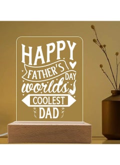 Buy Father's Day LED Lamp for Dad - Great Gift Idea for Father's Day - Gift for Dad - Dad's Birthday Gifts from Daughter and Son - Dad Appreciation Gifts - Gift for Daddy in UAE