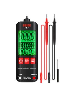 Buy BSIDE A1 Mini Multimeter LCD Digital Tester Voltage Detector 2000 Counts DC/AC Voltage Frequency Resistance NCV Continuity Live Wire Neutral Wire Check True RMS Meter in Saudi Arabia