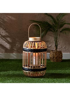 اشتري Deckar Bamboo Lantern with Glass Votive 26 x 41 x 26 cm في الامارات