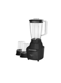 Buy Play blender 3x1,with 2 Grinder, 3 Speeds,1.5 L ,400 W,Black -MAR-2300 in Egypt